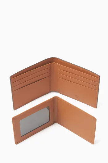 Small Aren Bi-fold Wallet in Visetos Canvas