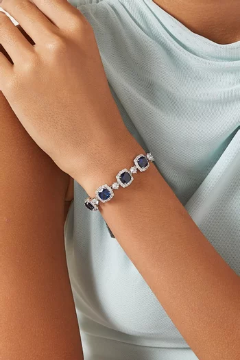 Martina Bracelet in Rhodium-plated Metal