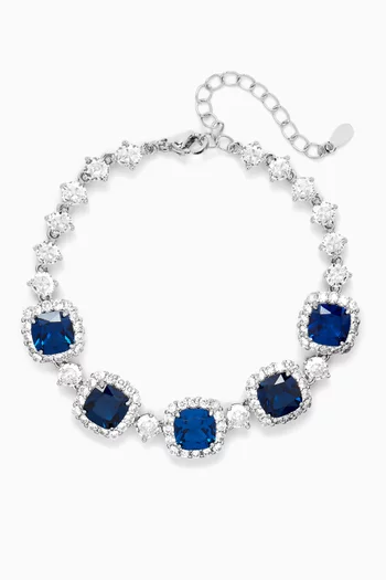 Martina Bracelet in Rhodium-plated Metal