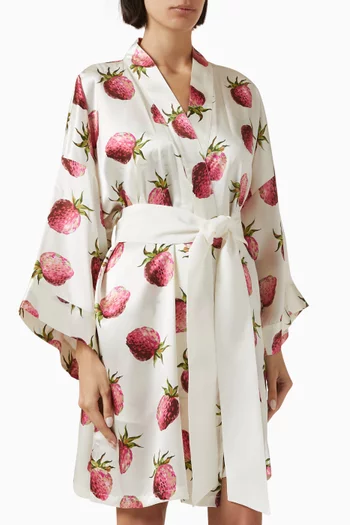 Mimi Blythe Robe in Silk Satin