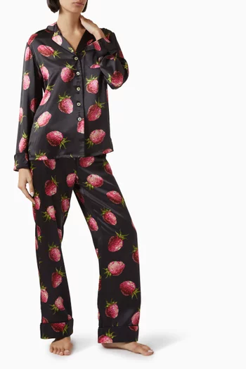 Lila Brigham Pyjama Set in Silk Satin