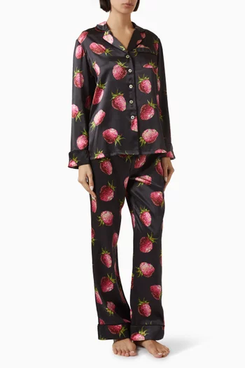 Lila Brigham Pyjama Set in Silk Satin