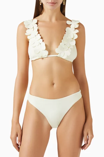 قطعة بيكيني سفلية بتصميم كلاسيكي نايلون مطاطي