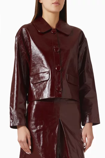 High-shine Jacket in Lamb Leather