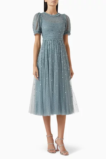 Sequin Giselle Smocked Ballerina Dress in Tulle