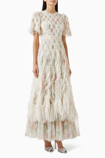 Pompadour Garden Rosella Gown