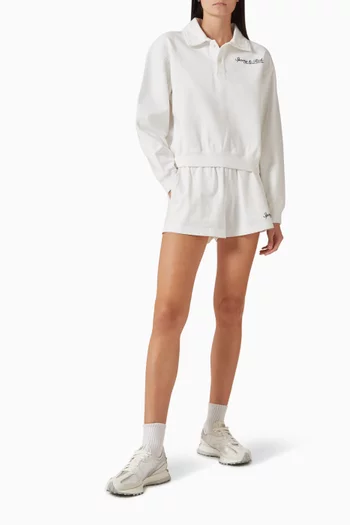 تي شيرت بولو مطرز بشعار Syracuse‏ قطن