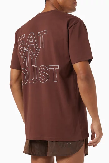 'Eat my Dust' T-shirt in Cotton-jersey
