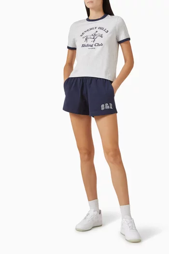 تي شيرت رينجر بطبعة شعار Riding Club قطن