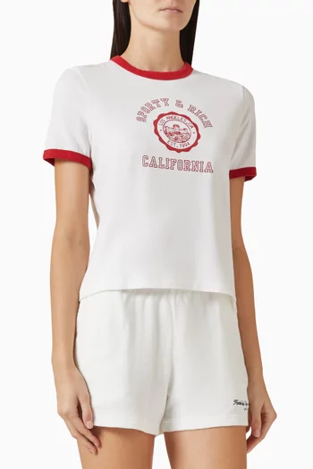 تي شيرت رينجر بطبعة شعار California‏ قطن