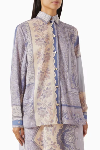 Lucky Printed Shirt in Cotton