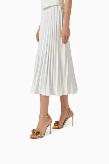 Summer Sun 105 Sandals in Laminated Nappa