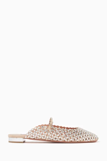 Crystal Sea Flats in Suede