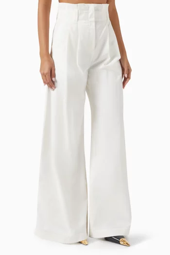 High-waisted Wide-leg Pants