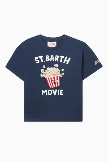 Popcorn Graphic-print T-shirt in Cotton
