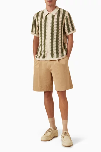 Barletta Shirt in Crochet Knit