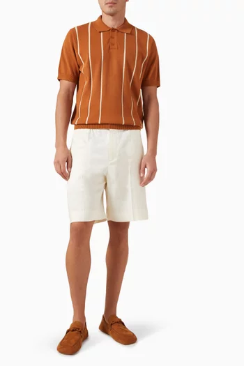 Casa Polo Shirt in Micro Cotton-knit