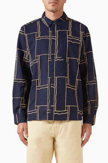 Oversized Verona Pearce Shirt in Cotton-blend