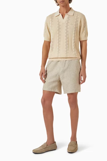 Casa Martini Polo Shirt in Genoa Knitted Cotton