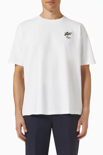 تي شيرت ريسيت بقصة فضفاضة قطن عضوي