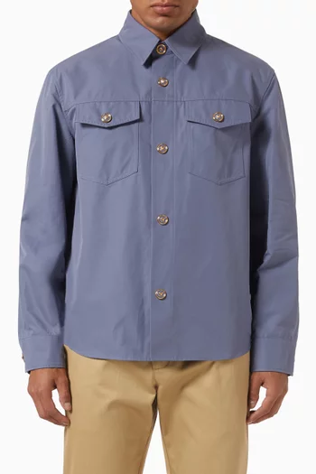 Overshirt in Cotton Gabardine