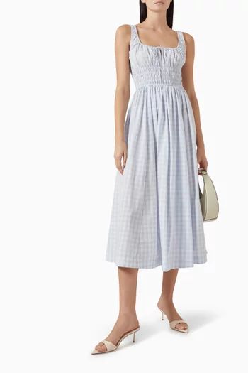 Quilla Dress in Cotton Poplin