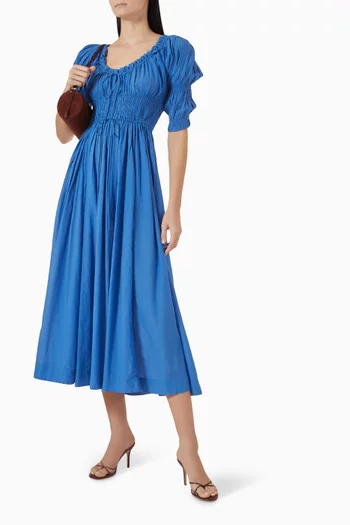 فستان إيشيا طويل قطن عضوي