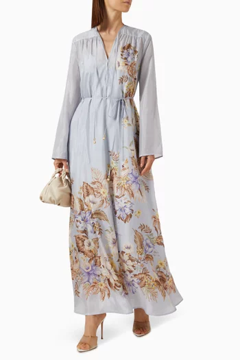 Coco Billow Maxi Dress in Silk