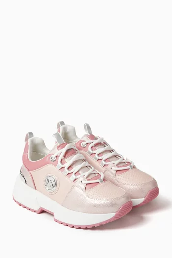 Cosmo Sneakers in Faux Leather & Rubber