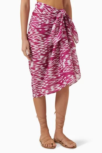 Weather Sarong in Cotton-voile