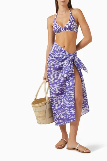 Weather Sarong in Cotton-voile
