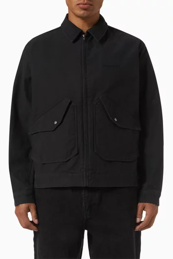 Washed Work Jacket in Cotton