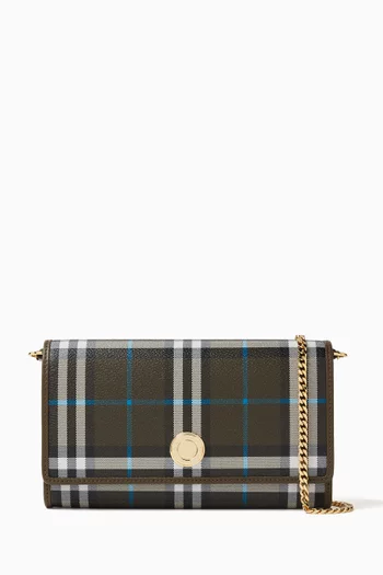 Check-printed Wallet on Chain in Canvas