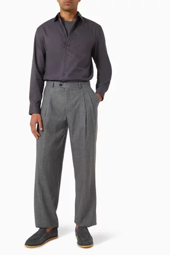 Wrinkle-resistant Shirt in Cotton
