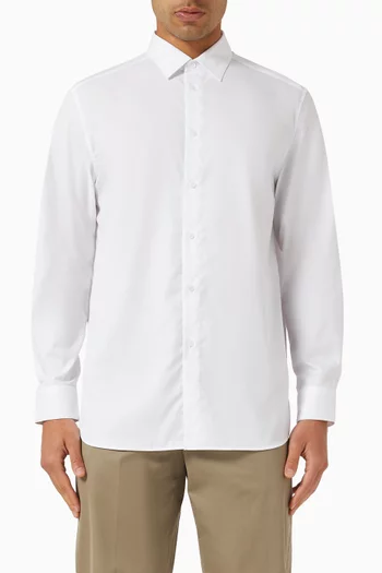 Wrinkle-resistant Shirt in Cotton
