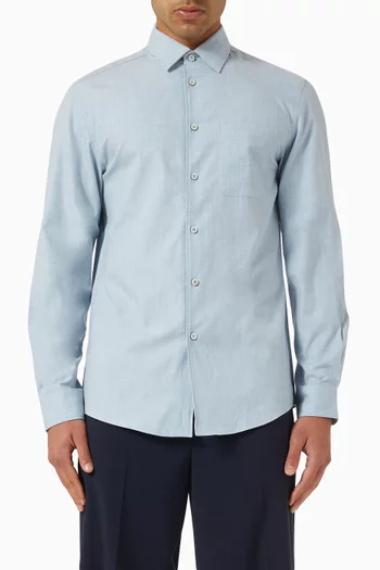 Peached Shirt in Cotton-wool