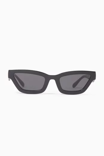 Rectangle Sunglasses in Acetate