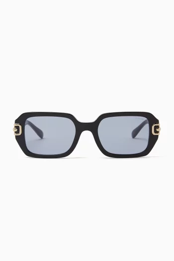 Rectangle Sunglasses in Acetate