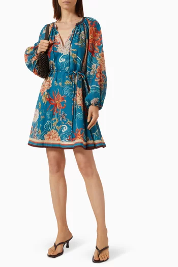 Fletcher Mini Dress in Ramie