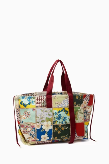 Bianca Beach Tote Bag in Cotton-canvas