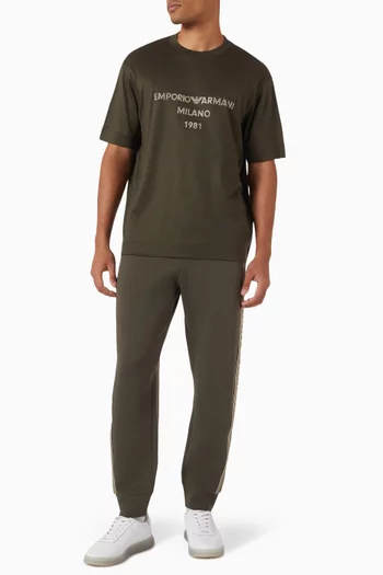 تي شيرت بشعار الماركة مزيج لايوسيل