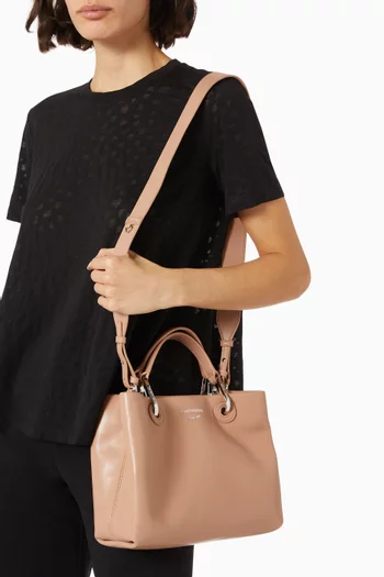 Small MyEA Shopper Bag in Faux Leather