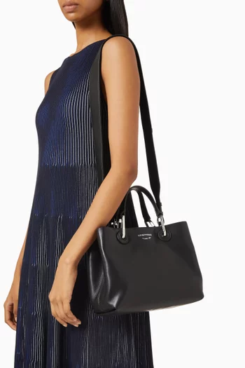 Small MyEA Shopper Bag in Faux Leather