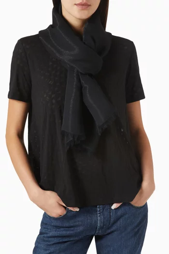 Eagle Logo Scarf in Modal