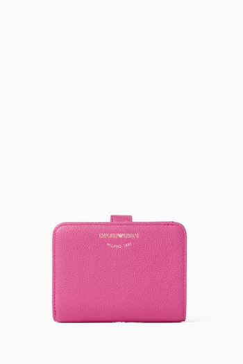 Bi-fold Wallet in Grained Leather