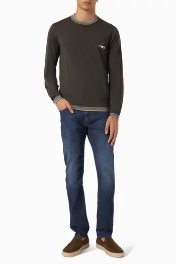 Logo Sweater in Knit