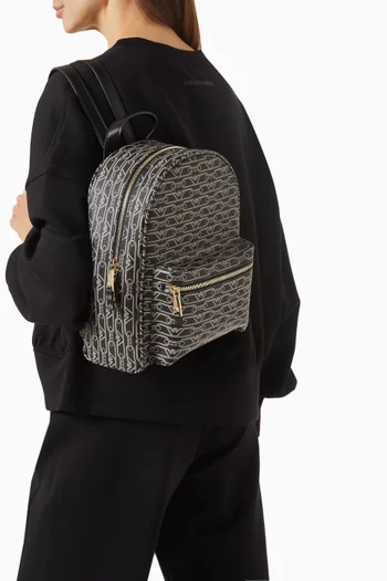 EA Logo Monogram Backpack