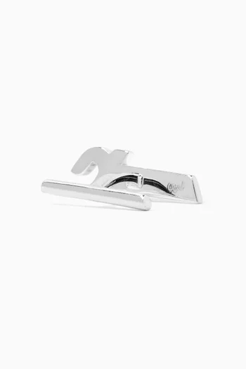 Arabic Letter "Alef" Cufflinks in Sterling Silver