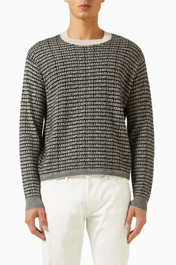 EA Logo Sweater in Knit