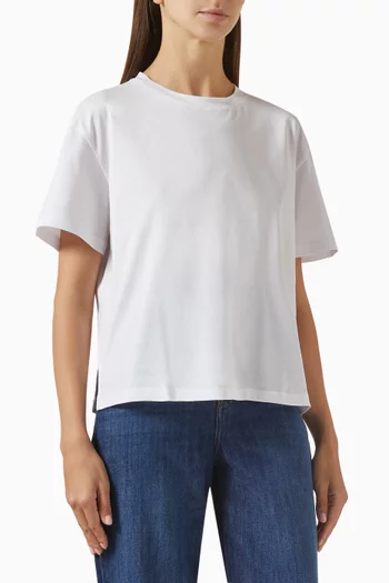Macro Eagle Logo T-shirt in Cotton